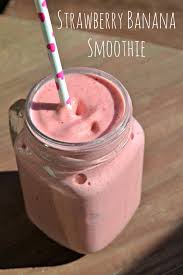 Strawberry Banana Smoothies The Domestic Geek Blog Recipe Strawberry Banana Smoothie Recipes Smoothie Recipes Banana Smoothie Recipe