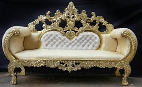 Just sitting in the chair gives you a regal feeling. Home Creators Antique Maharaja Style Seasoned Wood Sofa Cum Couch For Living Room Garden Furniture Wedding Gifting Item Amazon In Furniture