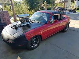 1990 Miata With A Supercharged Ford V8 Miata Mazda Miata Mazda