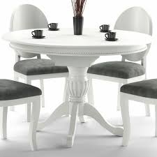 Table Ronde Baroque Blanche 120cm Avec Rallonge Collection Windsor Table Salle A Manger Table De Salle A Manger Blanche Table A Manger Ronde