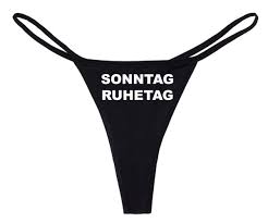 Es gibt da einige stellen, die den siebten tag als den ruhetag (hebräisch = schabbat) bestimmen, wobei die woche mit dem sonntag beginnt. Sonntag Ruhetag String Tanga Ceres Webshop