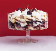 Christmas & new year specials. Mary S Royal Cherry Trifle Recipe Bbc Good Food