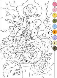 Take a break and have some fun with this collection of free, printable paint by numbers. Adult Color By Number