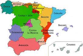 Mapa De Comunidades Autonomas De Espana Mapa De España Por Comunidades Autónomas. | Mapa De España, Abecedario En  Frances, Mapa De Europa