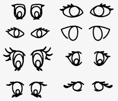 Penjelasan lengkap seputar gambar kartun muslimah bercadar, syari, cantik, lucu, keren, sedih, sahabat, berkacamata (terbaru 2019). Text Monochrome Line Art Gambar Mata Kartun Png Free Transparent Clipart Clipartkey