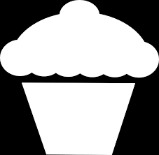 Cupcake clipart black and white. Download Hd Cupcake Clipart Black And White White Cupcake Clipart Transparent Png Image Nicepng Com