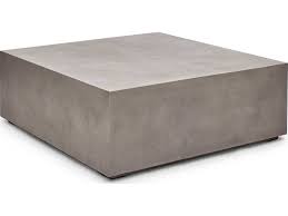 Buy concrete tables and get the best deals at the lowest prices on ebay! Urbia Outdoor Bloc Dark Grey 47 Wide Concrete Square Coffee Table Urovgsbloc48sq