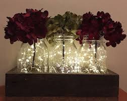 Rustic Mason Jar Christmas Centerpiece Rustic Christmas Decor Christmas Christmas Centerpieces Diy Christmas Candle Decorations Christmas Centerpieces Cheap