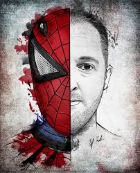 Aaron Aikman Spiderman Split Face by CreativeCosplaysMag
