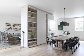 This bench could provide cozy rest for your tired feet, and the bench could also act as a coffee tabletop accompanying you at night. You Re Going To Love These Ideas For Dining Space Storage Houzz Uk