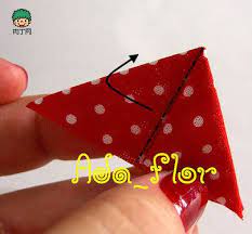立体布花制作 手工布艺制作卷瓣八瓣装饰花布花的制作 肉丁网 fabric crafts sunglasses case diy
