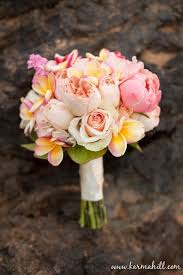 Wedding Bouquets Plumerias Peonies Hibiscus Bouquet Flower Bouquet Wedding Hibiscus Wedding