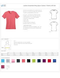 Port And Company T Shirts Size Chart Dreamworks