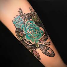 Scary snake tattoose on the leg. Snake Tattoos In Bangkok All Day Tattoo