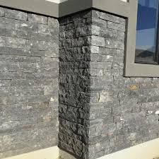 And prentiss balance wickline architects. Stone Wall Cladding Ledgestone Black Rundle Asian Stones Exterior Textured Decorative