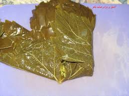 آشپزی برای صنم بانو: دلمه برگ مو