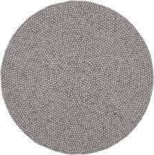 Teppich läufer sind in verschiedenen breiten und längen erhältlich. Filzkugel Teppich Rund 160 Cm Myfelt Carl Carl Grau Meliert Myfelt 018 160