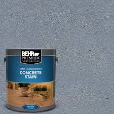 Behr Premium 1 Gal Stc 14 Water Stone Semi Transparent Flat Interior Exterior Concrete Stain