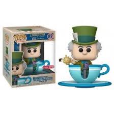 Funko Mad Hatter At The Mad Tea Party Attraction Cha Das Cinco Disneyland Funko Pops