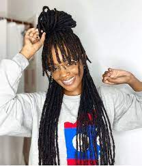 Pin By Portiachangingme Burch On Loving Dem Locs Faux Locs Hairstyles Dreadlock Hairstyles Black Locs Hairstyles