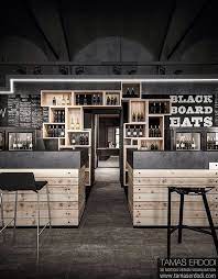 clean wood and blackboard bar idea design interieur restaurant bar design design de restaurant