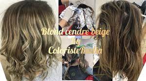 contouring balayage blond cendre beige by coloristeradia بالياج اشقر زيتوني لؤلؤي youtube in 2021 balayage long hair styles hair styles