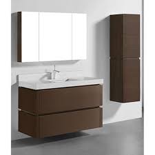 single wall mounted bathroom vanity