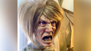 The best moving mouth masks on the internet. This Karen Mask Is Being Called The Scariest Halloween Costume Of 2020 Abc News