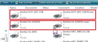 Brother hl 5250dn now has a special edition for these windows versions: I M Using Windows Vista There Are Two Printer Icons With A Same Product Name In The Printers Section Why Which Should I Use Brother
