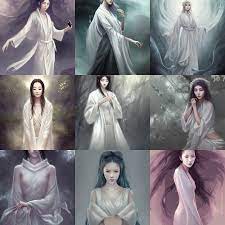 emi fukuda, white daoist robes, beautiful, ethereal, | Stable Diffusion |  OpenArt