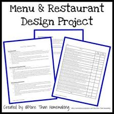 Family Consumer Sciences Menu Restaurant By More Than Homemaking Teachers Pay Teachers Family And Consumer Science Food Class Science Lesson Plans