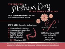 Mother S Day Package Available Now At Pureza Salon Medi Spa Medispa Spa Day Spa
