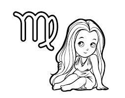 You can print or color them online at getdrawings.com for absolutely free. Virgo Horoscope Coloring Page Coloringcrew Com