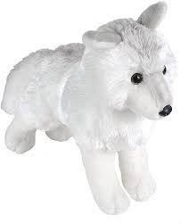 Standing Arctic Wolf Stuffed Animal 12 In 2021 Wolf Stuffed Animal Bear Stuffed Animal Animals