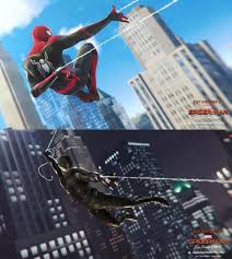 Far from home (in theaters july 2) boasts a number of striking superhero looks, from tom holland's familiar red spandex to gyllenhaal's fishbowl. New Spider Man Far From Home Suits Are Being Added To The Ps4 Game Today Marvel
