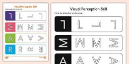 FREE Visual Perception Activity Sheet (Teacher-Made)