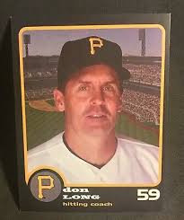 Pittsburgh Pirates DON LONG limited Regional Only team issued Postcard