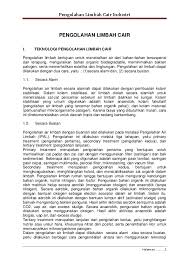 Pdf Pengolahan Limbah Cair Industri Pengolahan Limbah Cair Hasbi Basopi Academia Edu