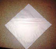 If it helps to think of it this way, imagine you're folding a piece of paper into thirds to fit it inside of an envelope. How To Fold Paper Napkins Lovetoknow