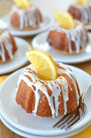 Prepare cake mix according to package directions, or use your favorite yellow cake recipe. Mini Lemon Bundt Cakes Simply Whisked