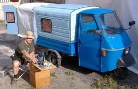 Pin By L Collins On Tiny Camper Piaggio Ape Piaggio Vespa Ape