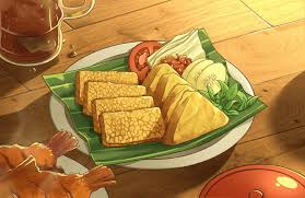 Manga4nimezon3.blogspot.in all new tonyohoho haikyu manga keren tentang volleyball. Tempe Penyek Indonesian Food From Pixiiv Indonesian Food Food Artwork Food