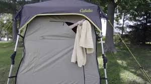Enjoy lots of room to prepare food, set supplies on, or handle the camp stove with a main table top. Easy Up Deluxe Shower Shelter By Cabela S Camp Cabela S Youtube