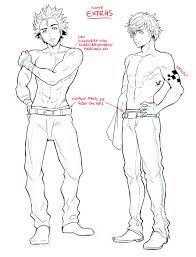 How To Draw Male Characters By Circus Usagi Wma Manga Tutorial Male Body Drawing Guy Drawing Body Drawing