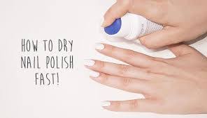 simple and easy tips to dry nail polish