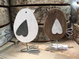 Exner 2er Set Vogel Holz Metall Weiss Braun Deko 13cm Neu Shabby In Dekofiguren Ebay Scheune Holzschnitzerei Osternest Basteln Kunst Auf Holz