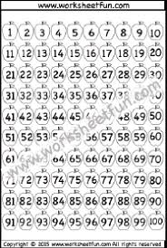 Hundred Chart Number Chart 1 100 Free Printable