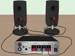 Turn off the a/v receiver. How To Power Two Speakers With A One Channel Amp 9 Steps