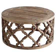 Hiru Global Rustic Wood Medallion Coffee Table Coffee Table Coffee Table Wood Wood Coffee Table Rustic