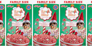 It's described as a sugar cookie cereal with . New Elf On The Shelf Christmas Cereal Combines Vanilla Peppermint And Marshmallows